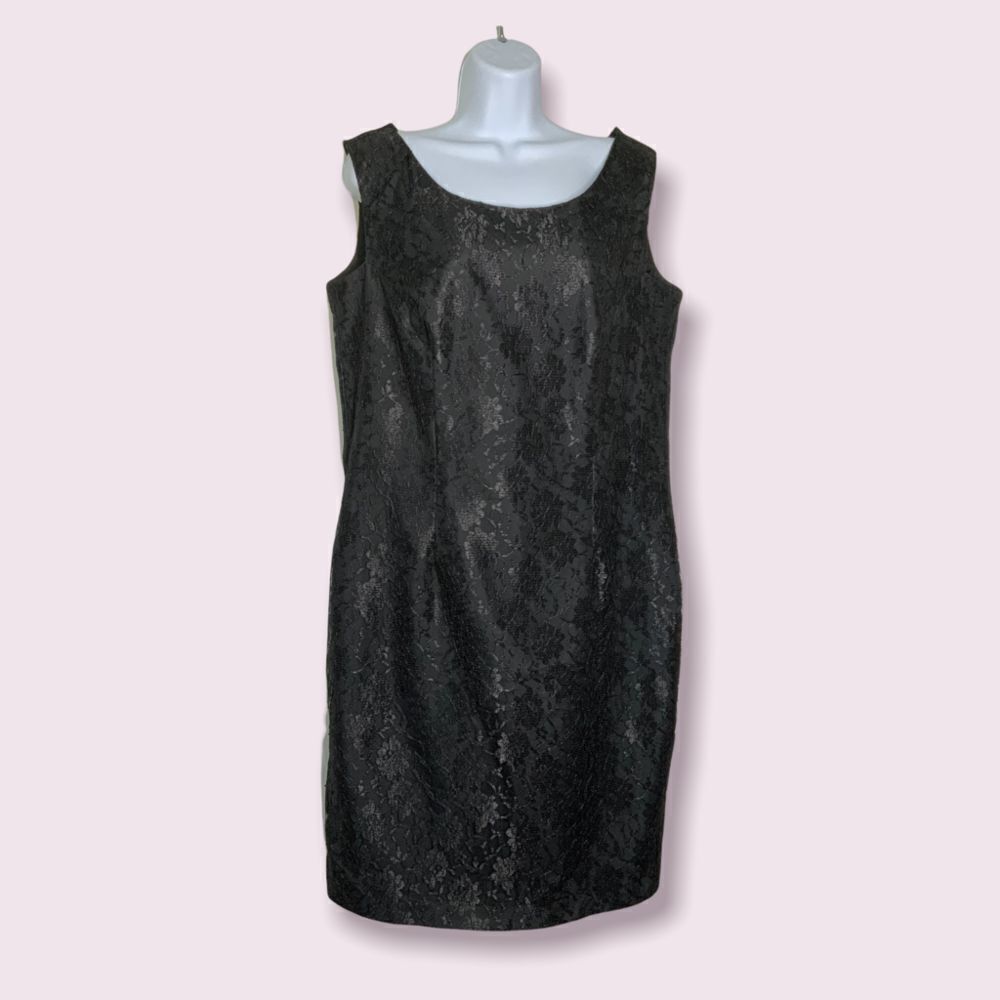 BRAEMAR Formal Classic Lace Black Dress Size 15/16